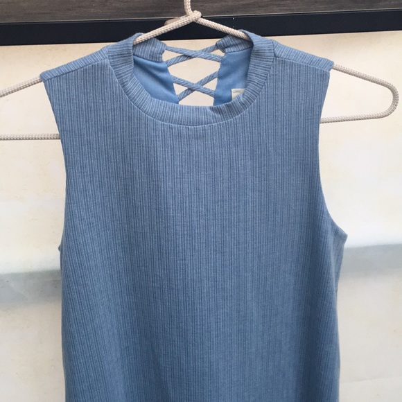 NWT PP LA Girls Sleeveless Ribbed Dress - Picture 2 of 6